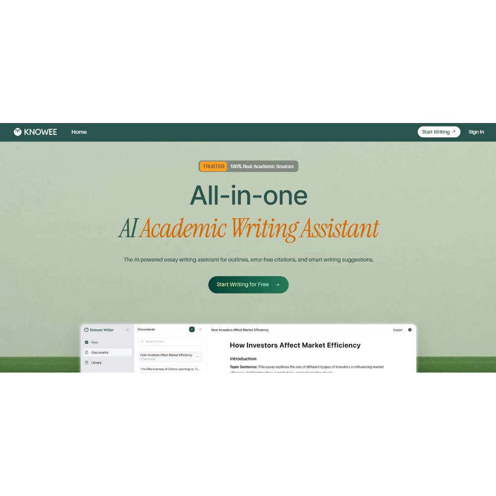 Knowee AI — Conversational Knowledge and Learning Assistant