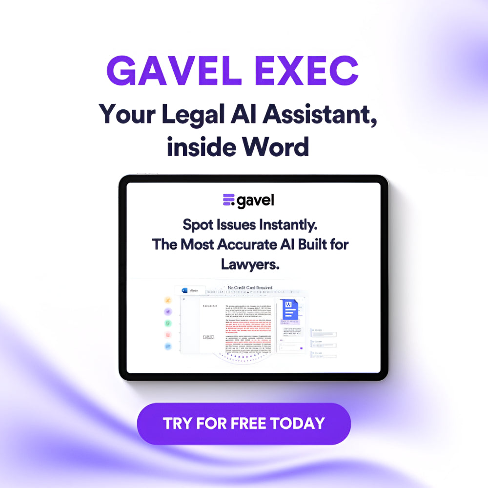 Gavel Exec – AI Legal Assistant for Contract Drafting & Negotiation