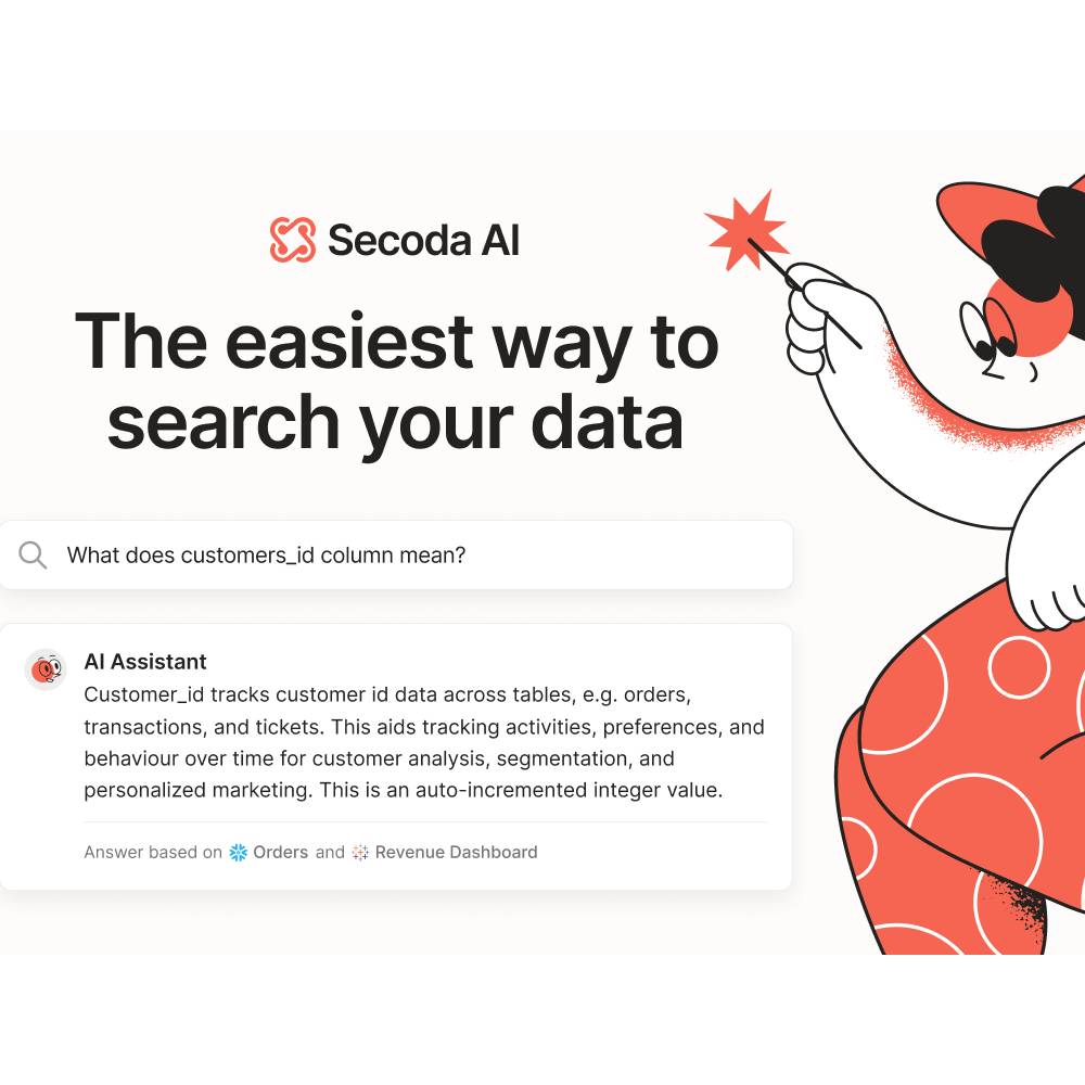 Secoda – AI Data Catalog and Knowledge Platform
