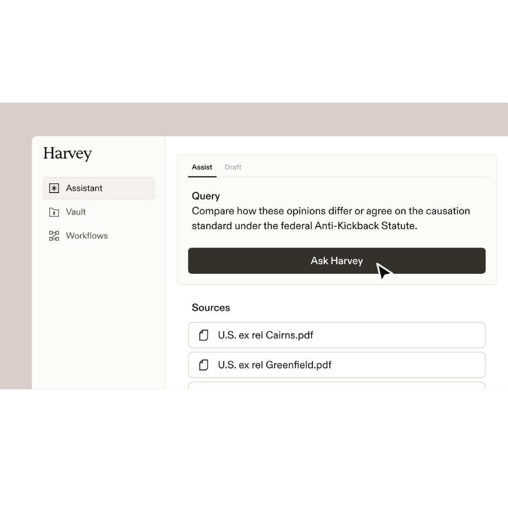 Harvey AI – Generative AI Platform for Legal & Compliance Teams