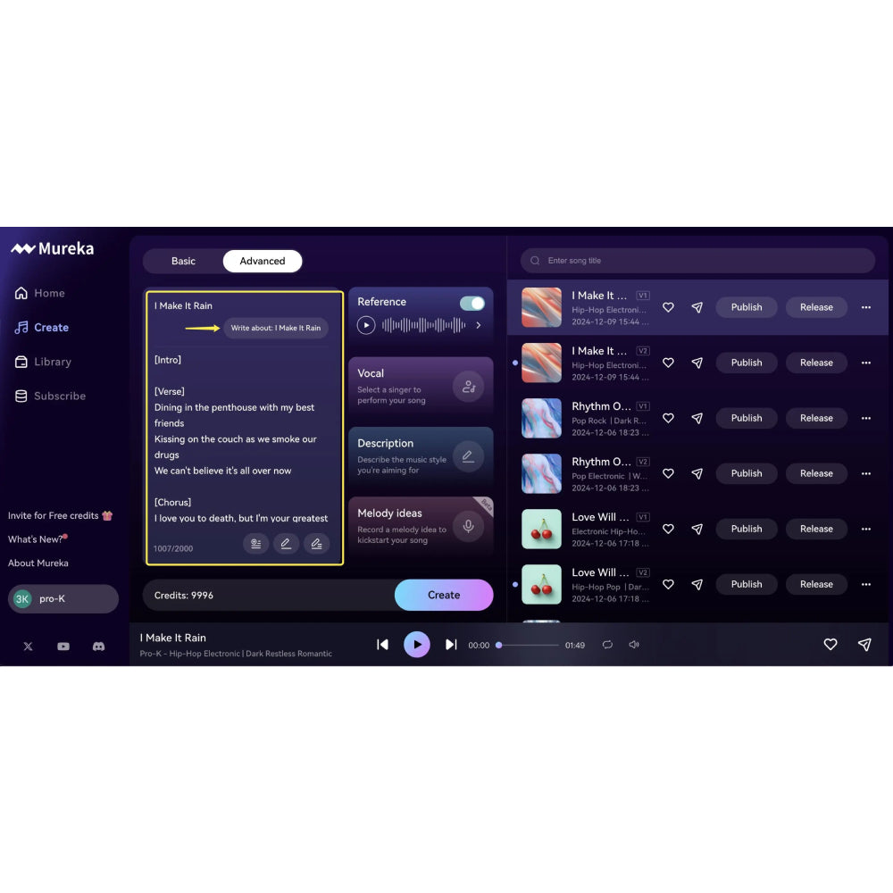 Mureka – AI-Powered Music Generation & Song Creation Platform