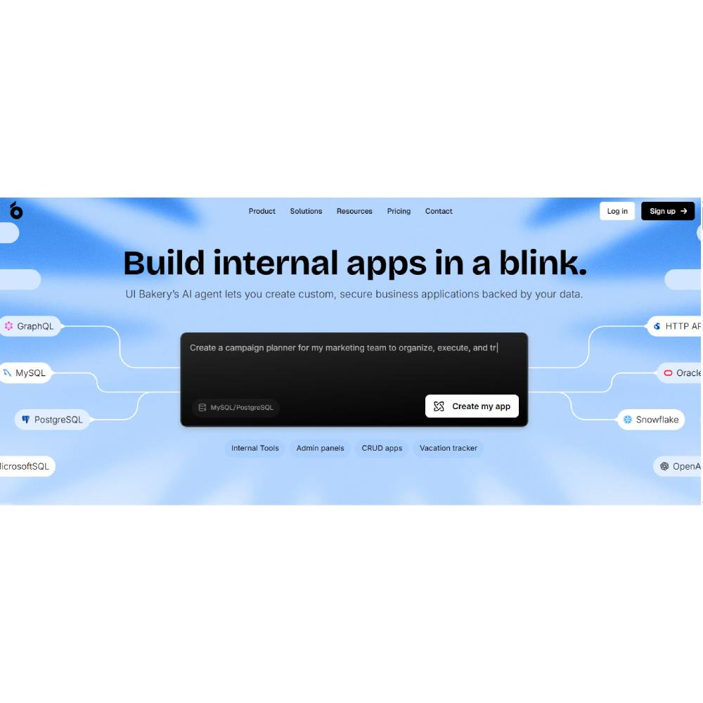 UI Bakery – Low-Code Frontend & Dashboard Builder