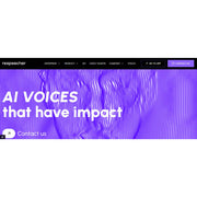 Respeecher – AI Voice Cloning & Multilingual Dubbing for Films & Media