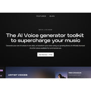 Kits AI – AI Music Platform for Voice Cloning & Vocal Production