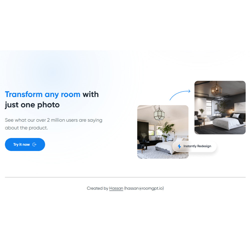 RoomGPT – AI Interior Design & Room Visualization