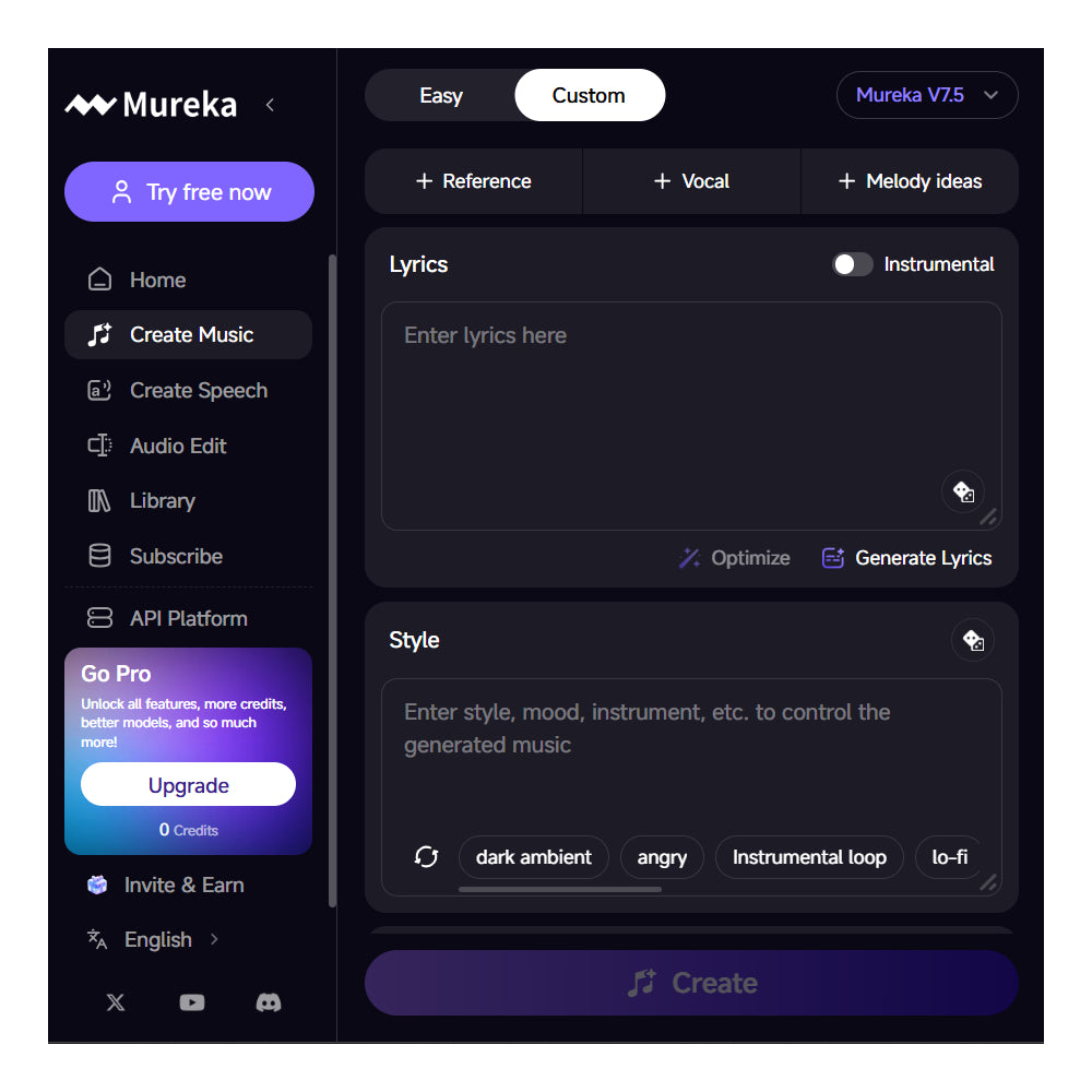 Mureka – AI-Powered Music Generation & Song Creation Platform