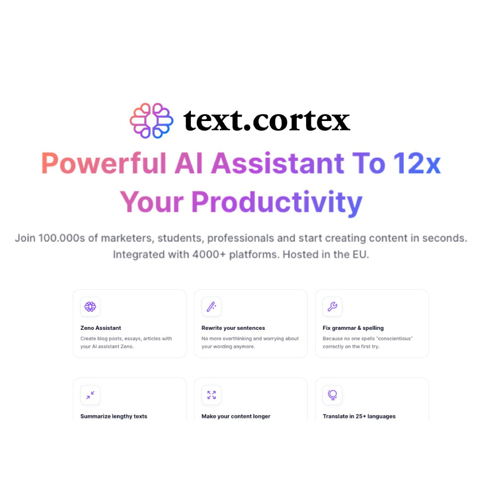 TextCortex – AI Writing Assistant for Smarter Content Creation