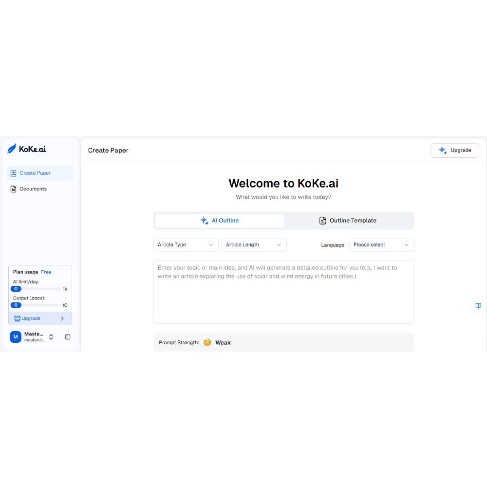 Koke AI – Academic Writing & Citation Assistant