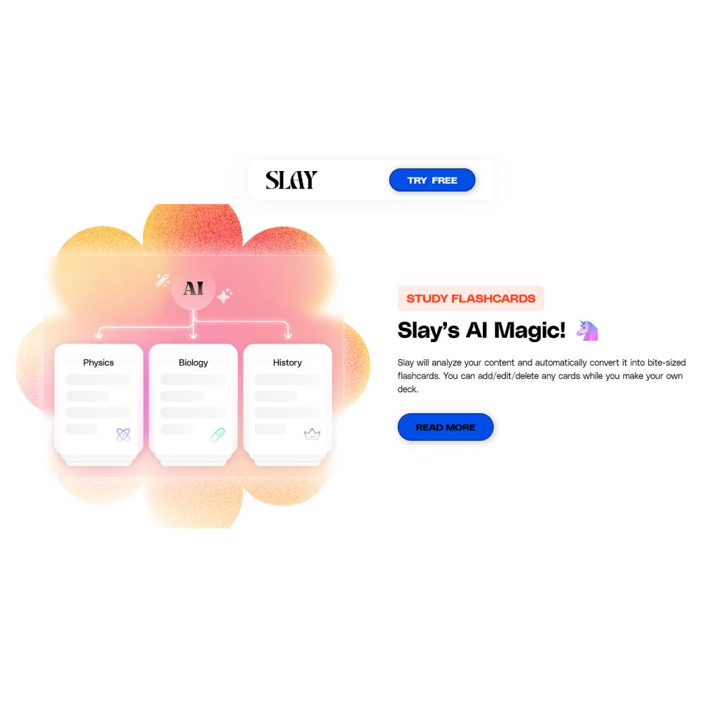 Slay School — AI Study Note Taker and Flashcard Maker