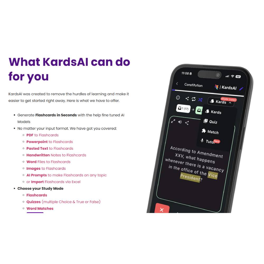 KardsAI — Instant Flashcard Creator and Study Companion