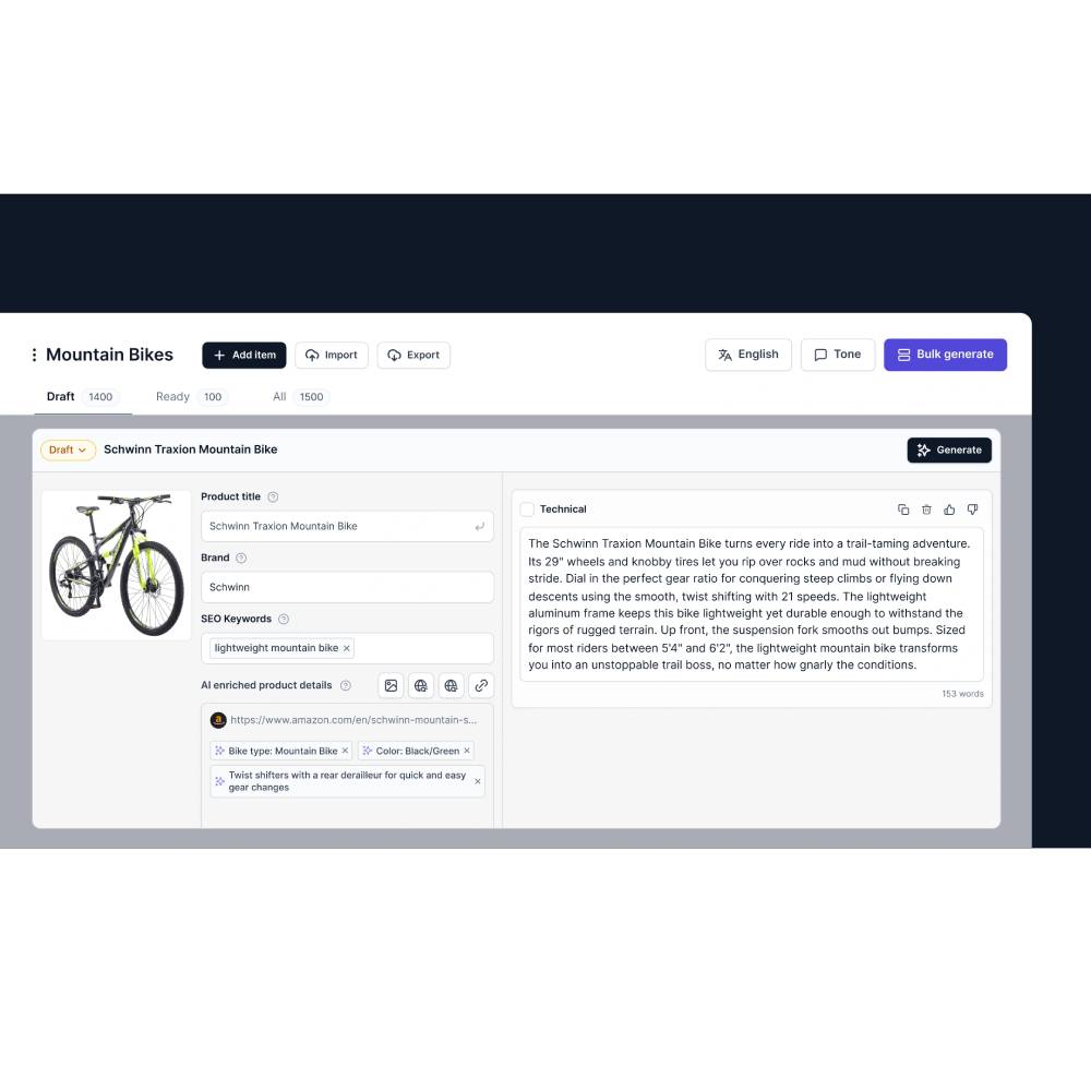 Hypotenuse AI – AI-Powered E-commerce Content & Data Automation