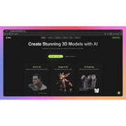 Meshy AI – AI-Powered 3D Model & Animation Generator