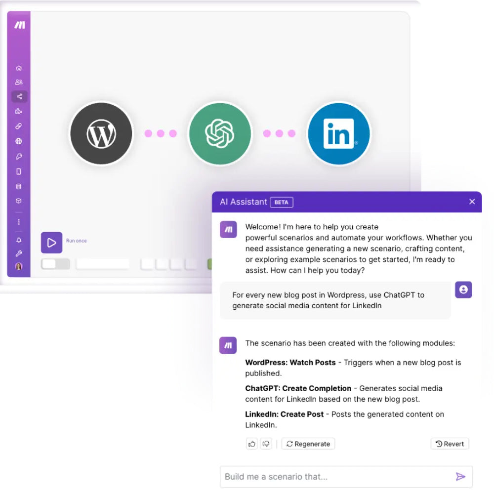 Make – No-/Low-Code Automation & Integration Platform
