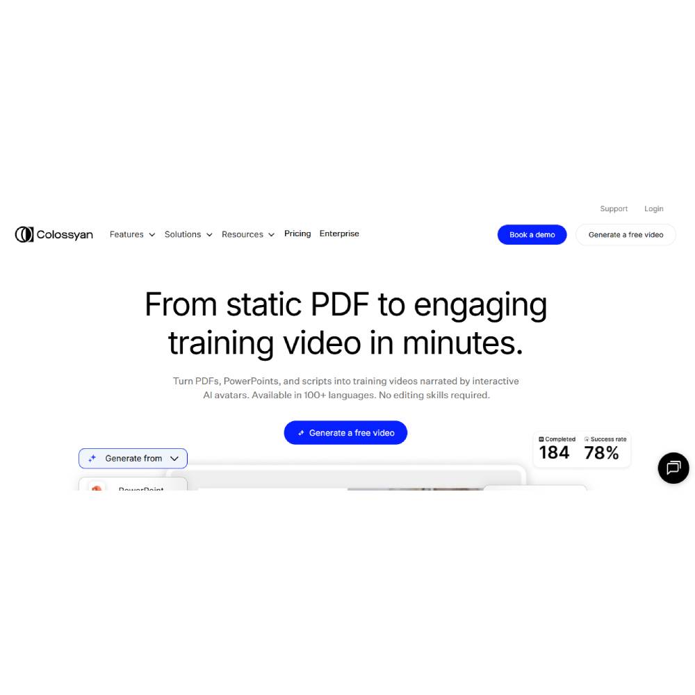 Colossyan – AI Video Presentation with Realistic Avatars