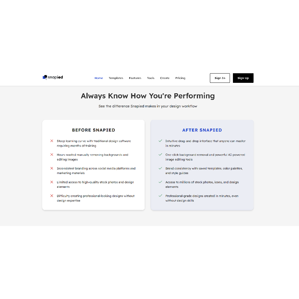 Snapied — AI Powered Visual Design and Content Creation Platform