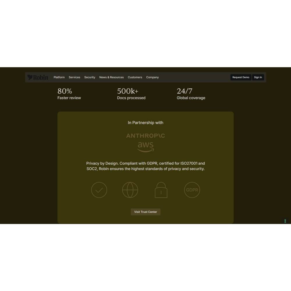 Robin ai — AI Powered Legal Contract Intelligence Platform