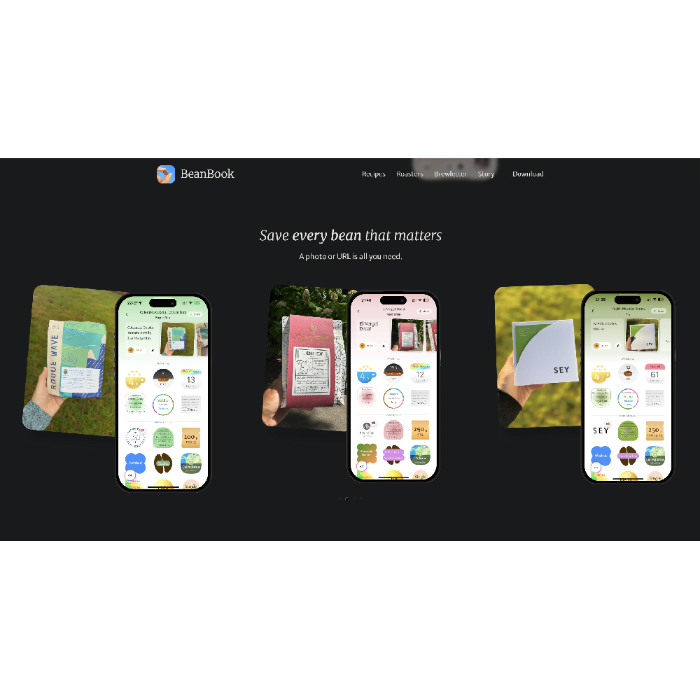 BeanBook — AI Powered Coffee Tracker and Brew Notebook