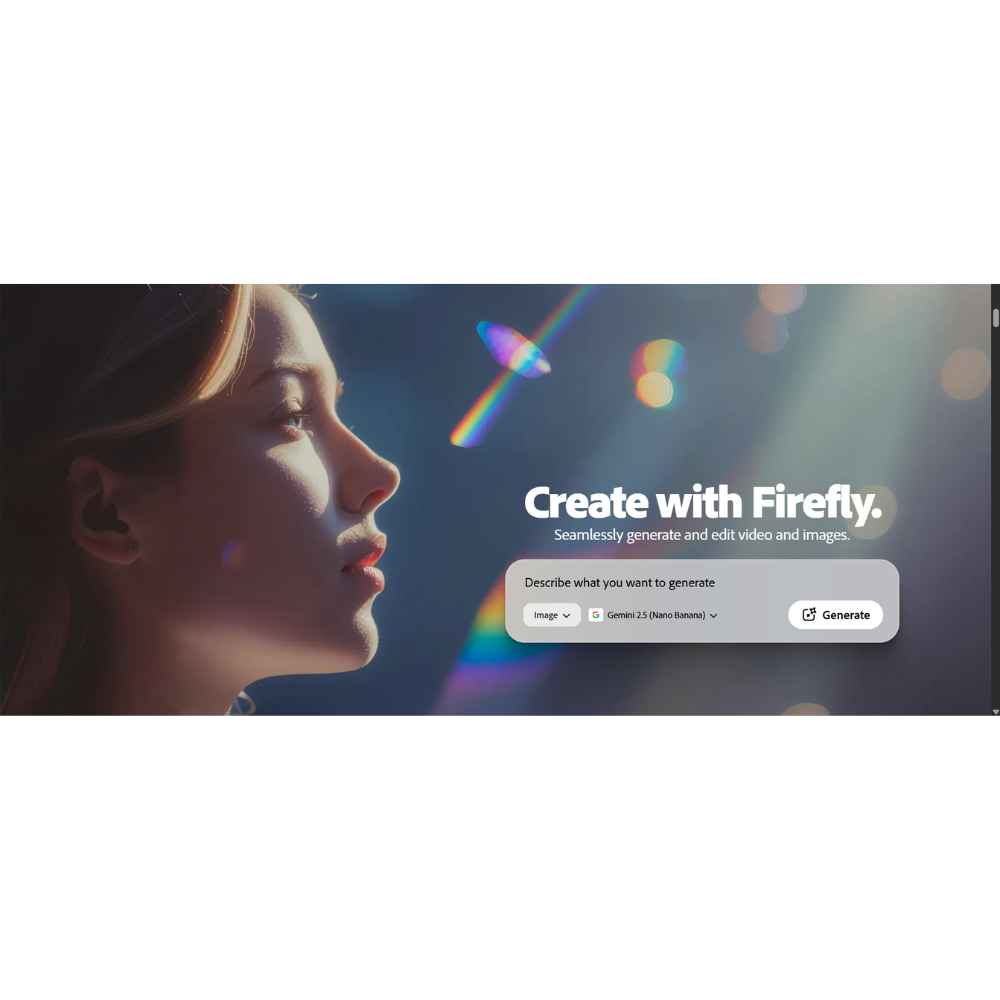 Adobe Firefly – AI Creative Tool for Images, Video & Graphics