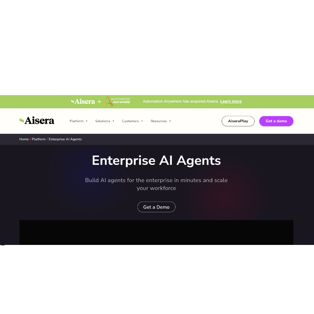 Aisera - Agentic AI For The Enterprise