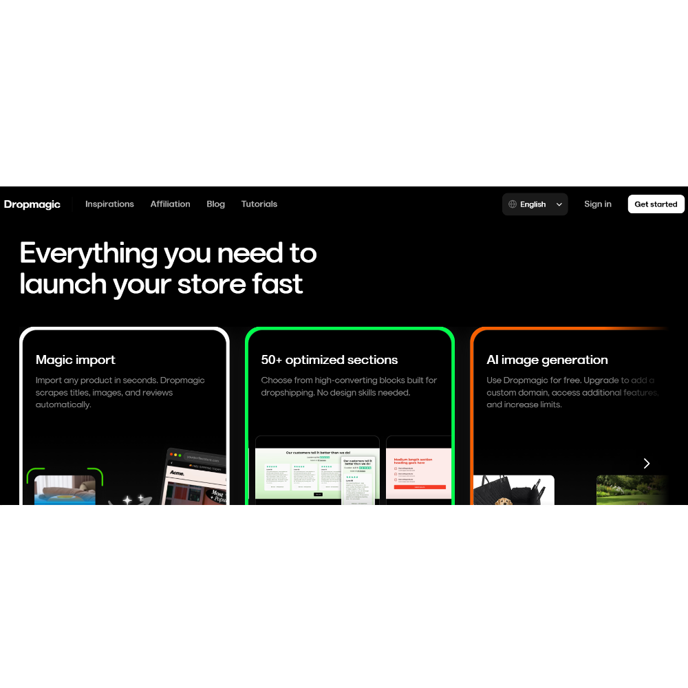 Dropmagic - AI E-commerce Platform