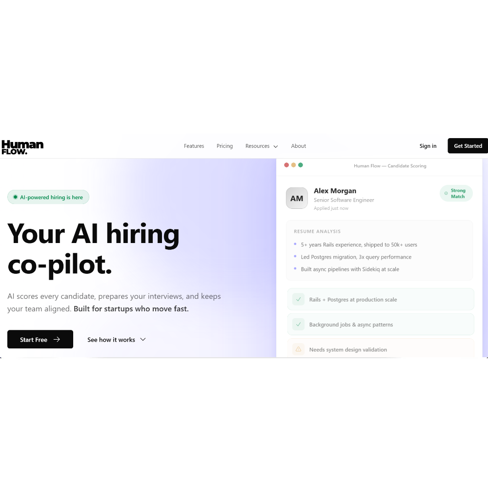Humanflow - AI Hiring Tool