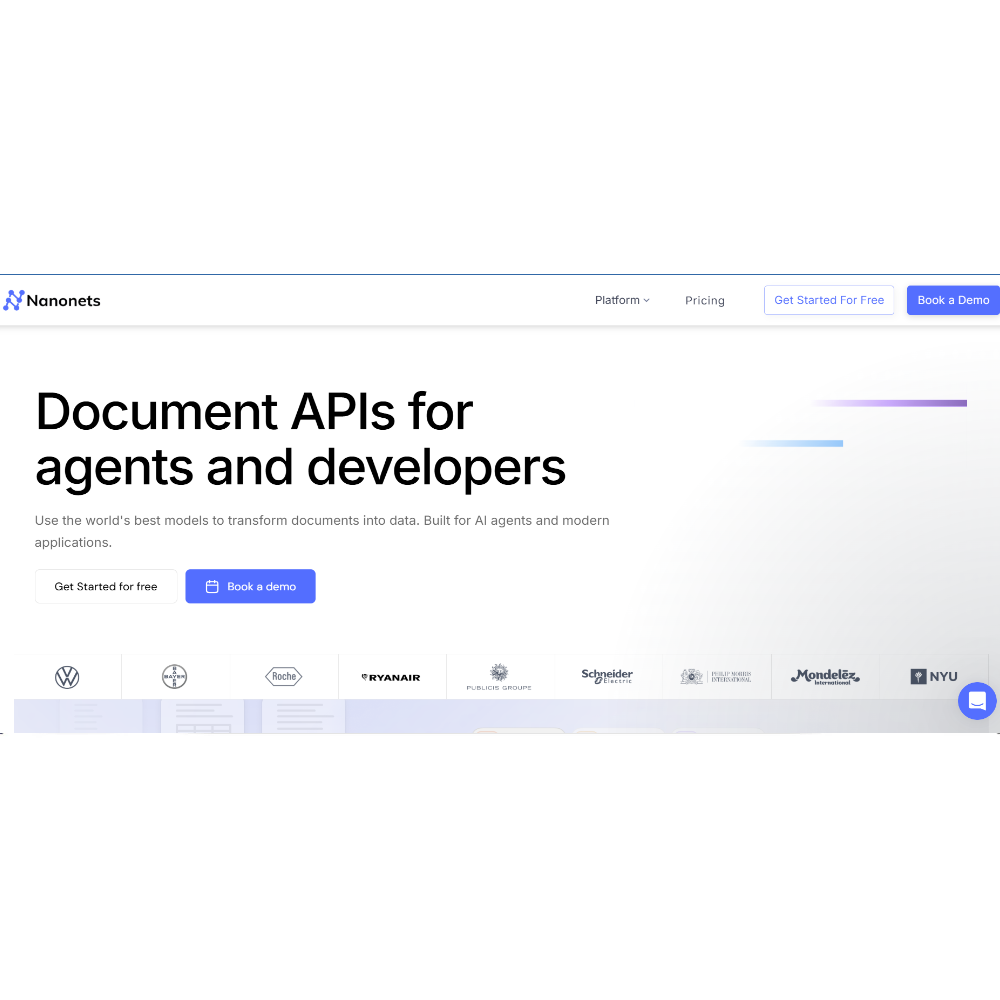 Nanonets - AI Document Automation