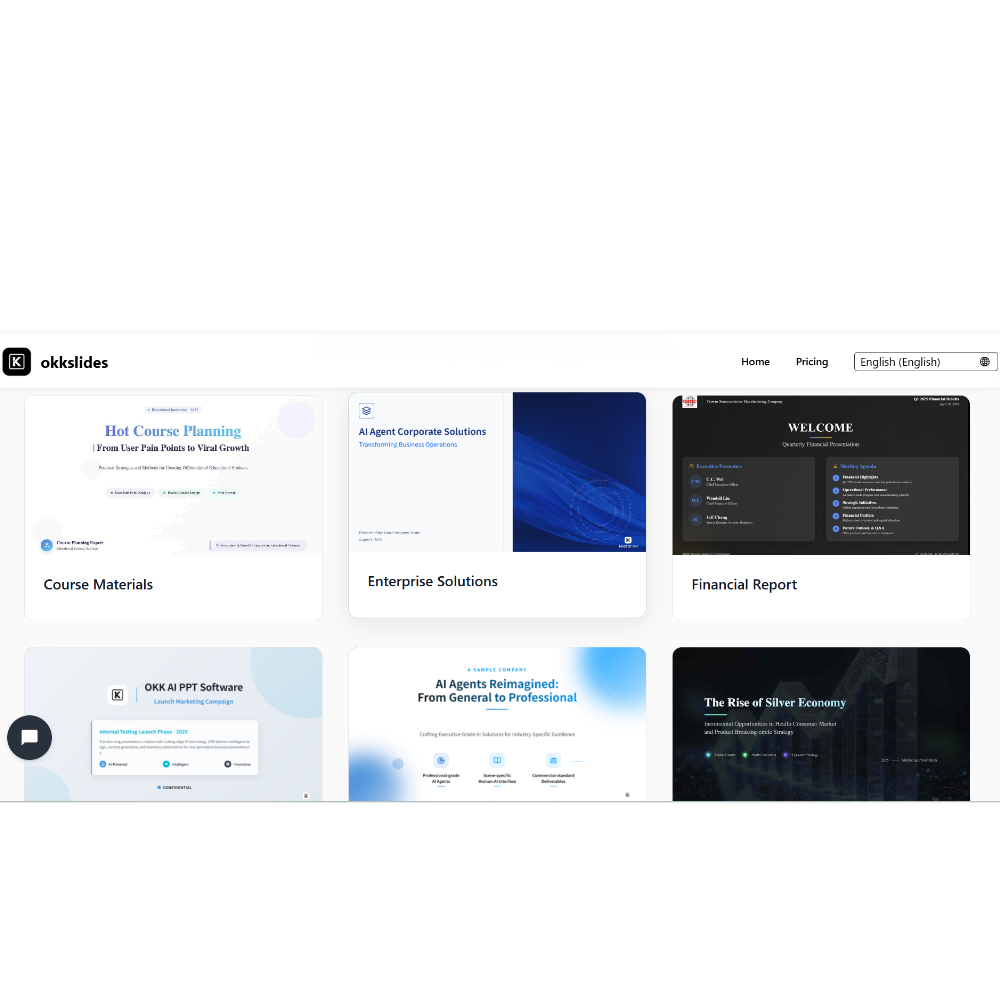 Okkslides - AI Slides Maker