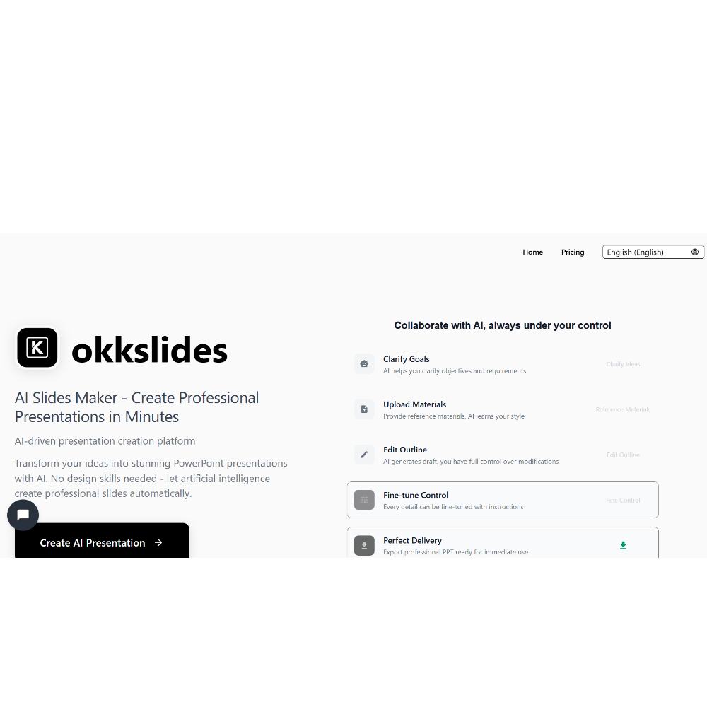 Okkslides - AI Slides Maker