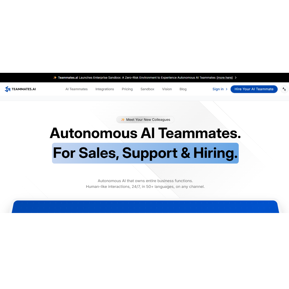 Teammates AI - AI Agents For Business