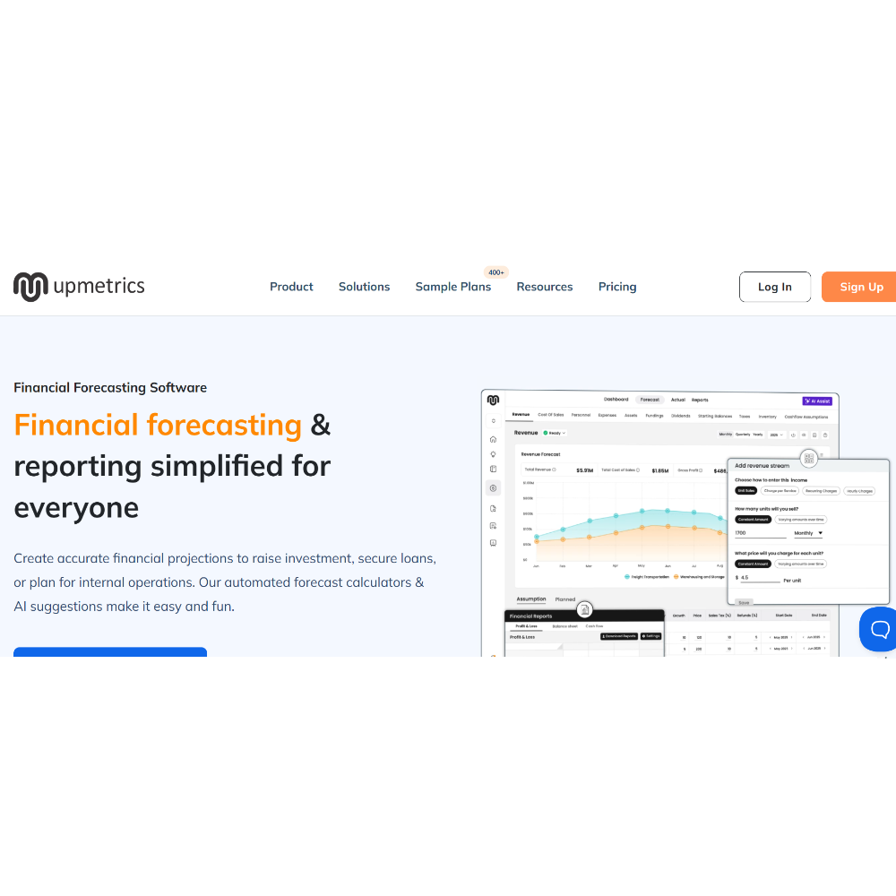 Upmetrics- AI Business Intelligence