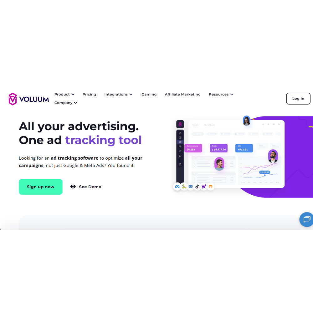 Voluum - AI Ad Tracking Tool
