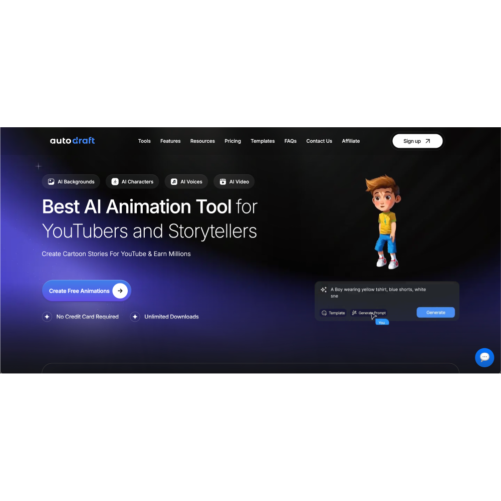 Autodraft AI – AI-Powered Animation & Generative Media Platform