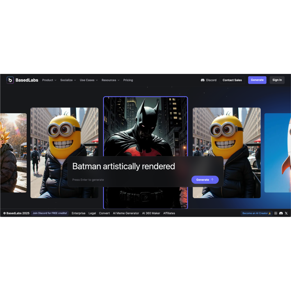 BasedLabs – AI Image & Video Generation Platform