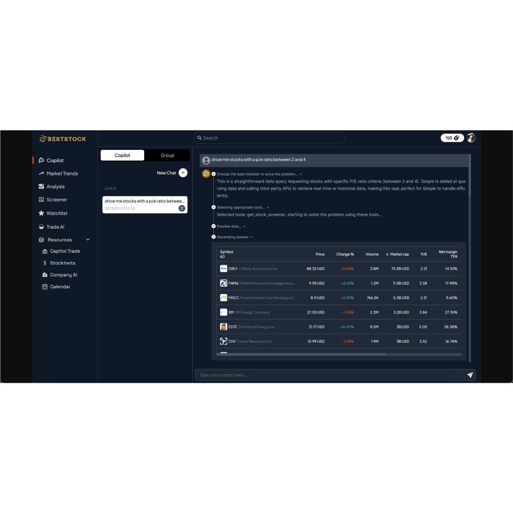BestStock – AI-Powered Stock & Financial Analysis