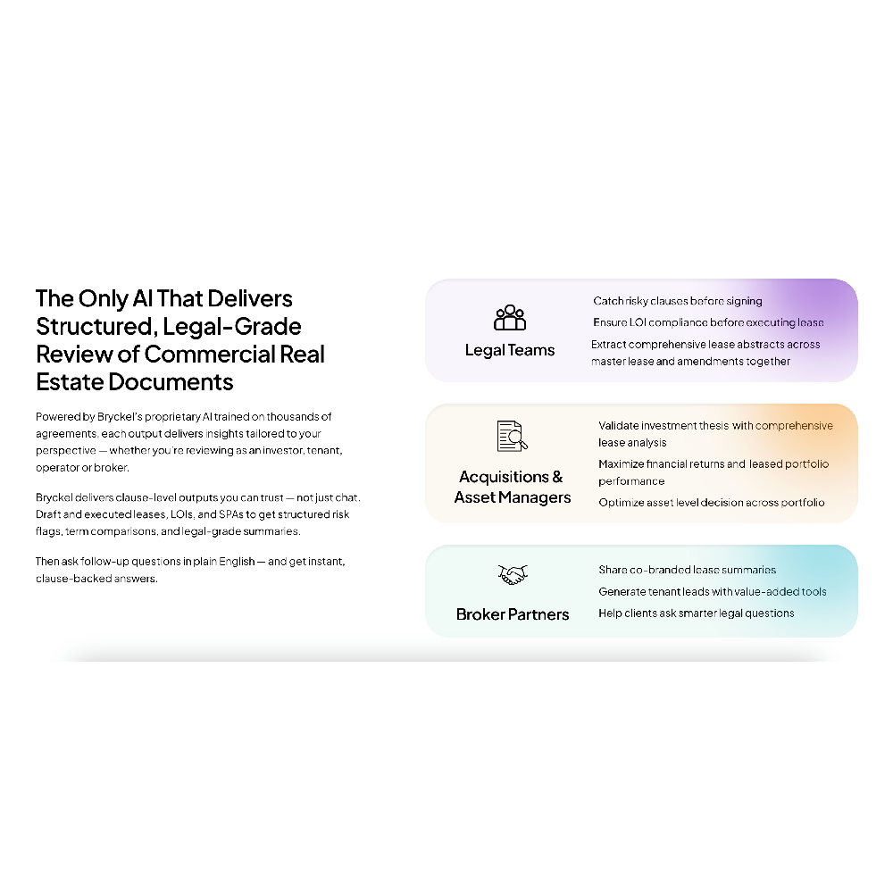 Bryckel – AI Document Intelligence for Commercial Real Estate