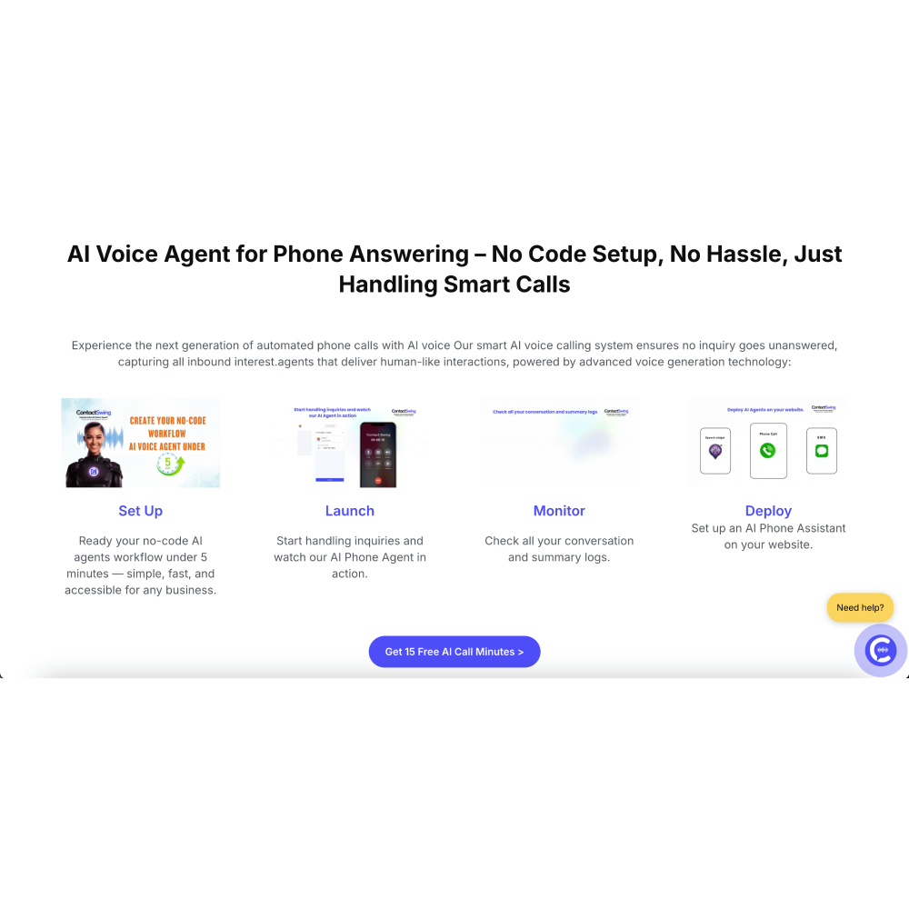 ContactSwing – AI Voice Call & Customer Interaction Platform
