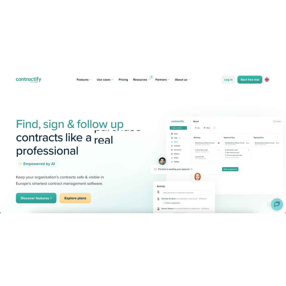 Contractify – AI-Powered Contract Management & Lifecycle Platform