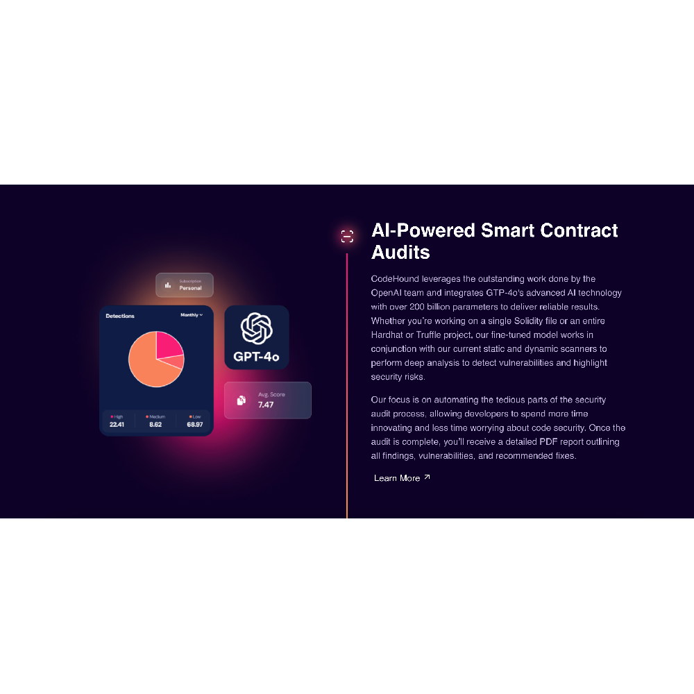 CyberSanctus – AI Smart Contract Audit Tool