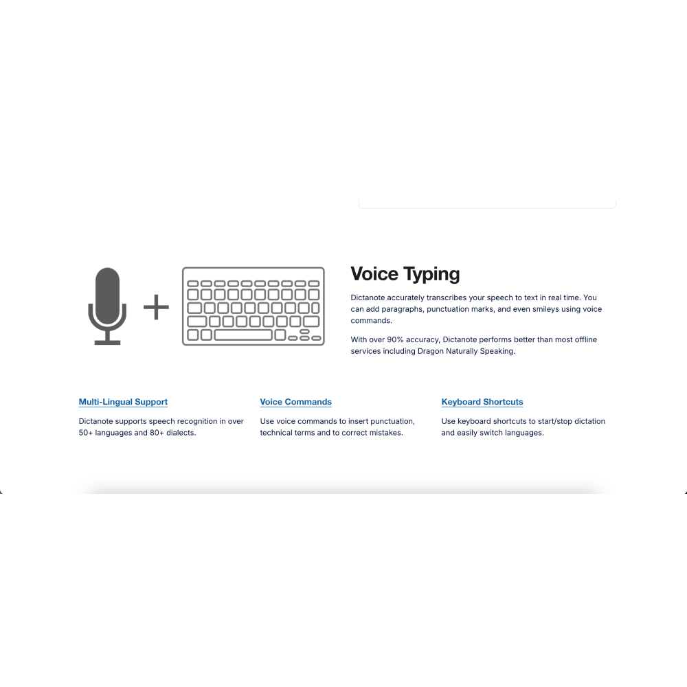 Dictanote – AI Note-Taking & Real-Time Voice Dictation Tool