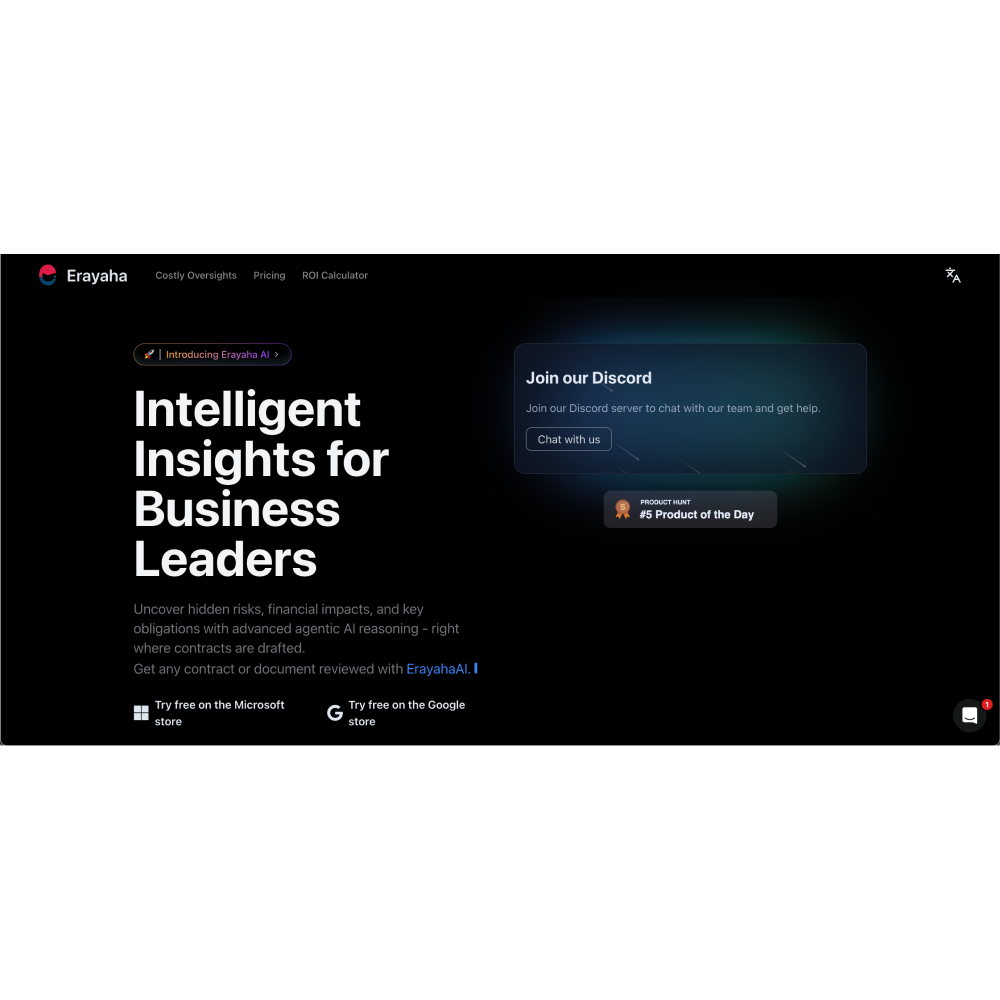 Erayaha AI – Advanced Document Intelligence & Contract Review Tool