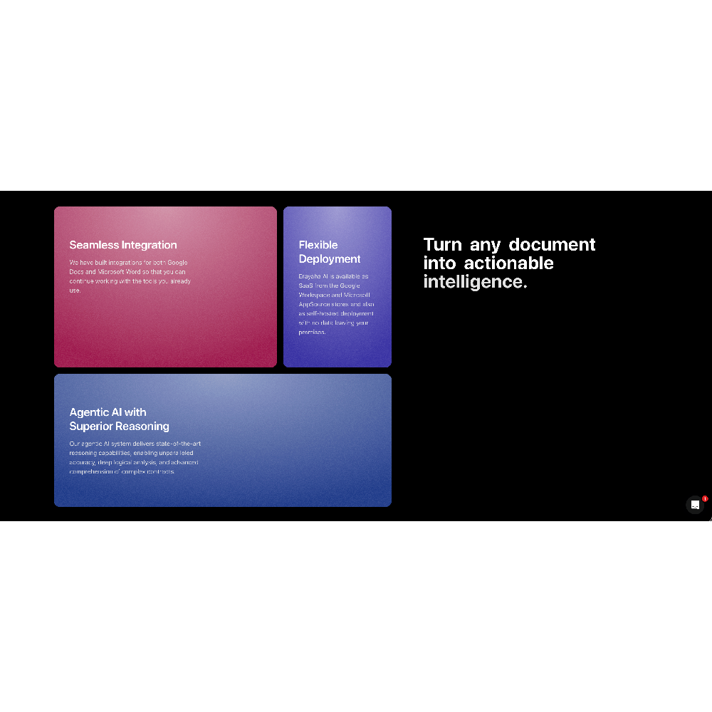 Erayaha AI – Advanced Document Intelligence & Contract Review Tool