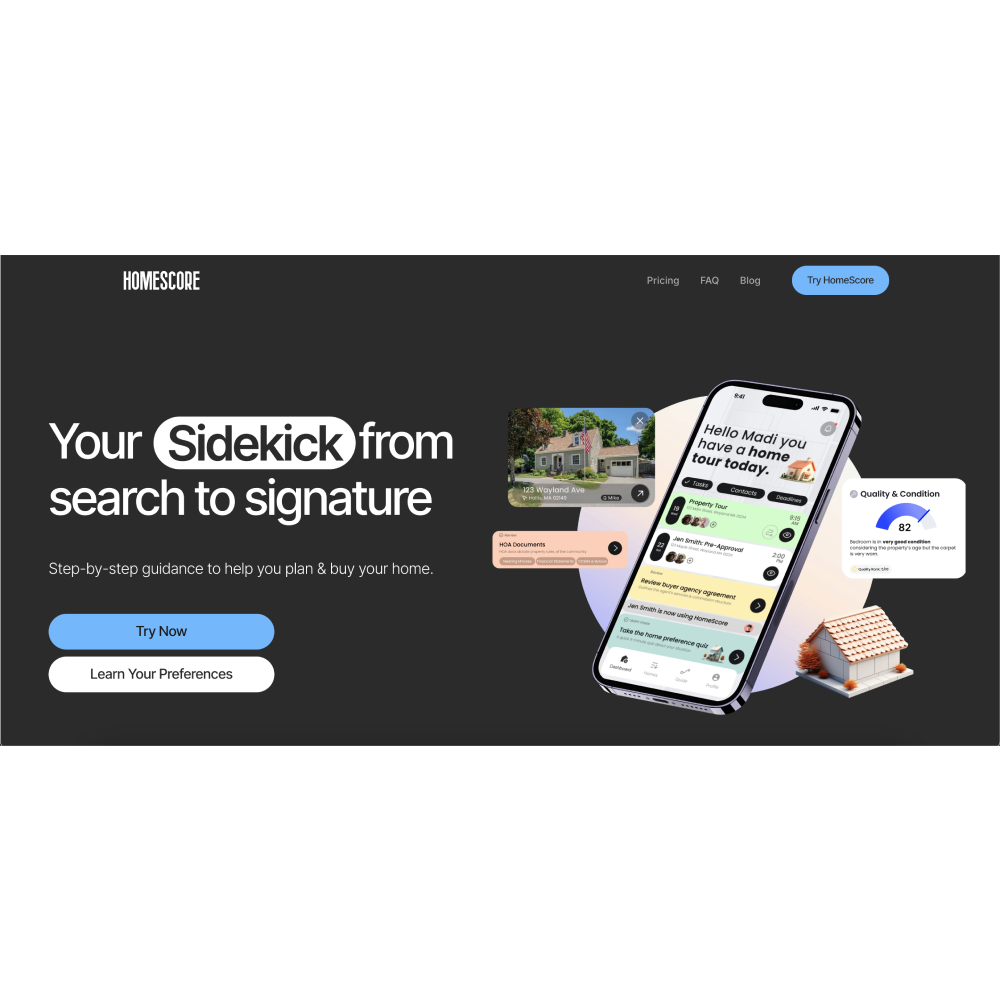 HomeScore – AI Real Estate Assistant for Smarter Property Decisions