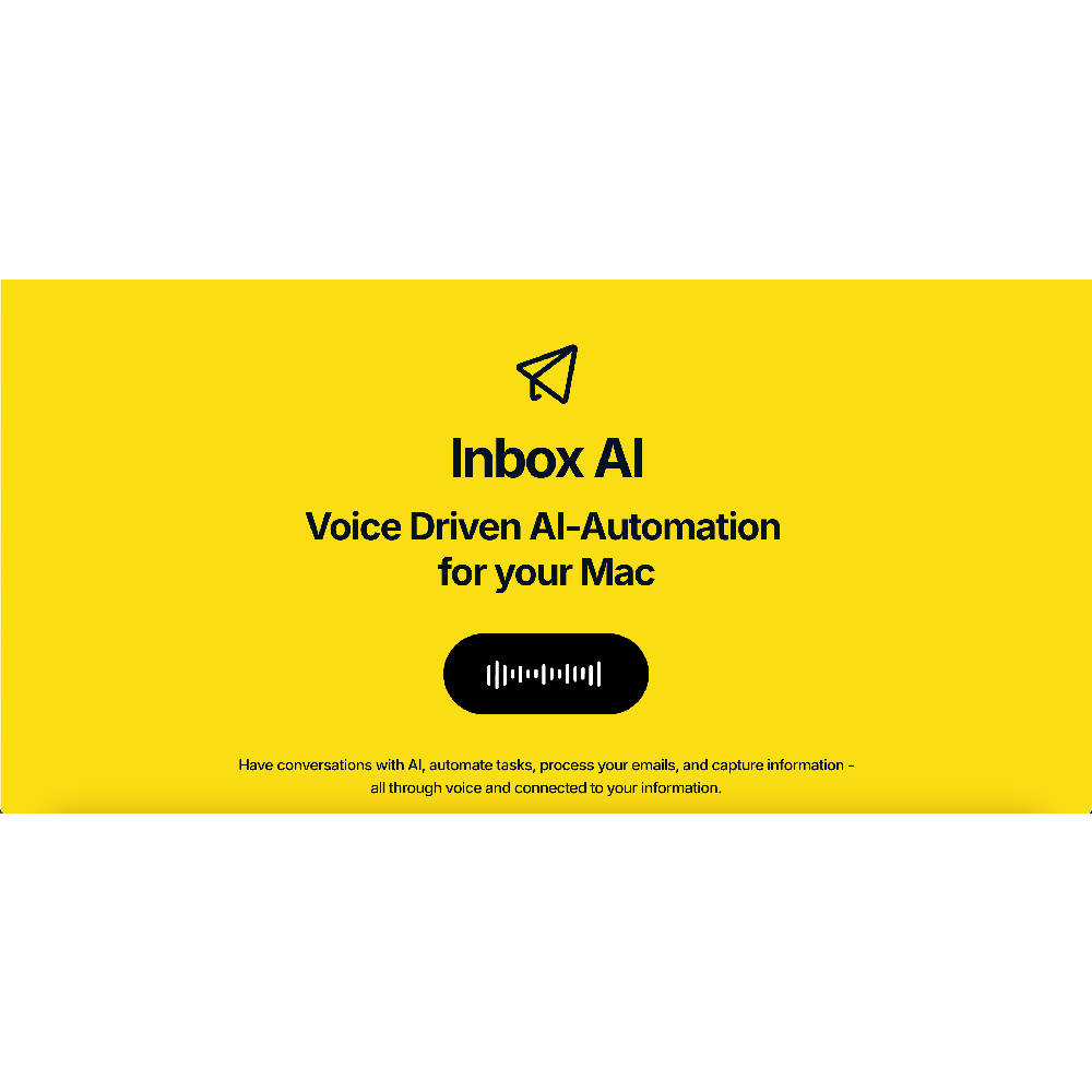 Inbox AI – AI Productivity & Email Automation Tool