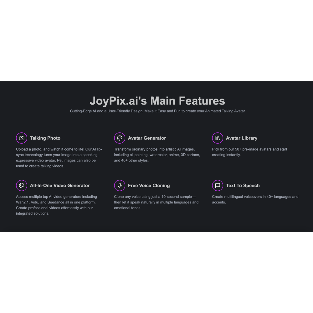 JoyPix – AI Talking Avatar & Video Generator