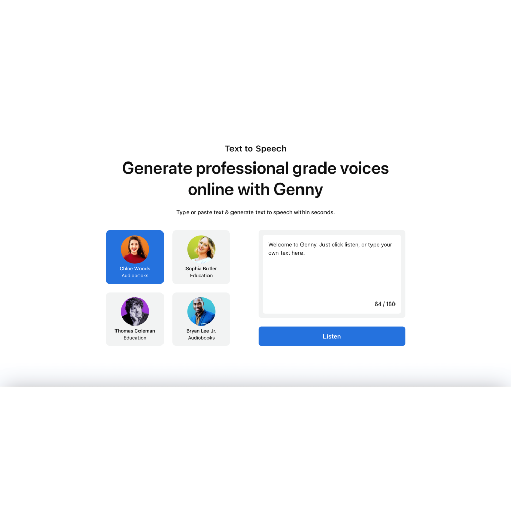 LOVO AI – Ultra-Realistic AI Voice Generator & Text-to-Speech Platform