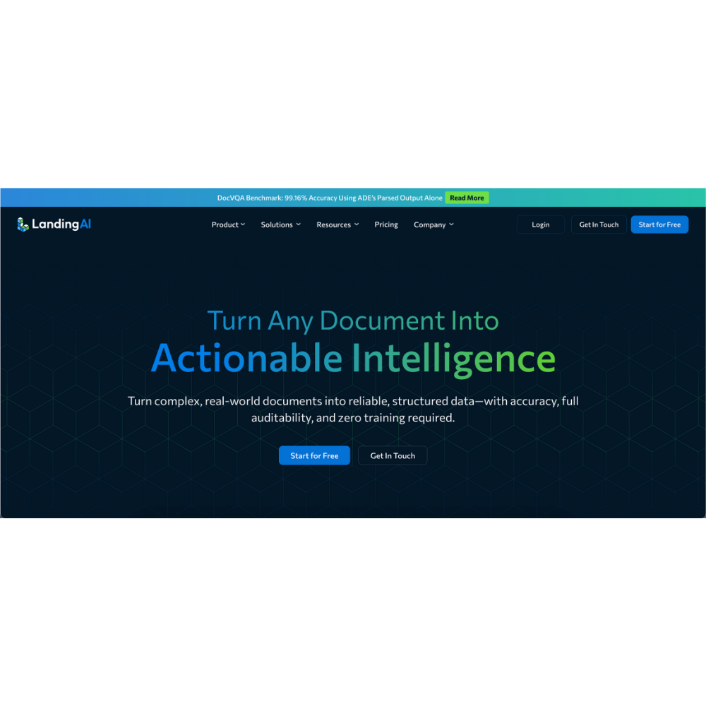 Landing AI – Enterprise Computer Vision & Visual AI Platform
