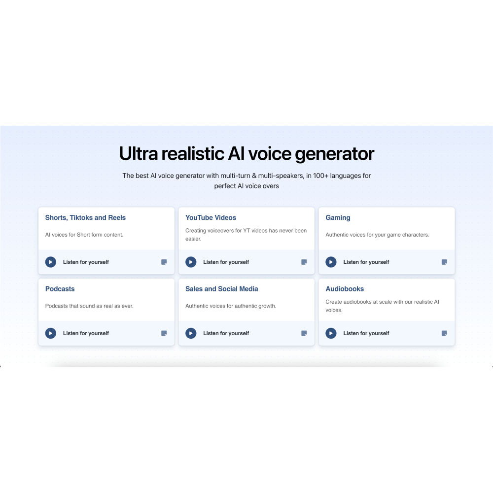 Listnr AI – Advanced AI Text-to-Speech & Voice Generator