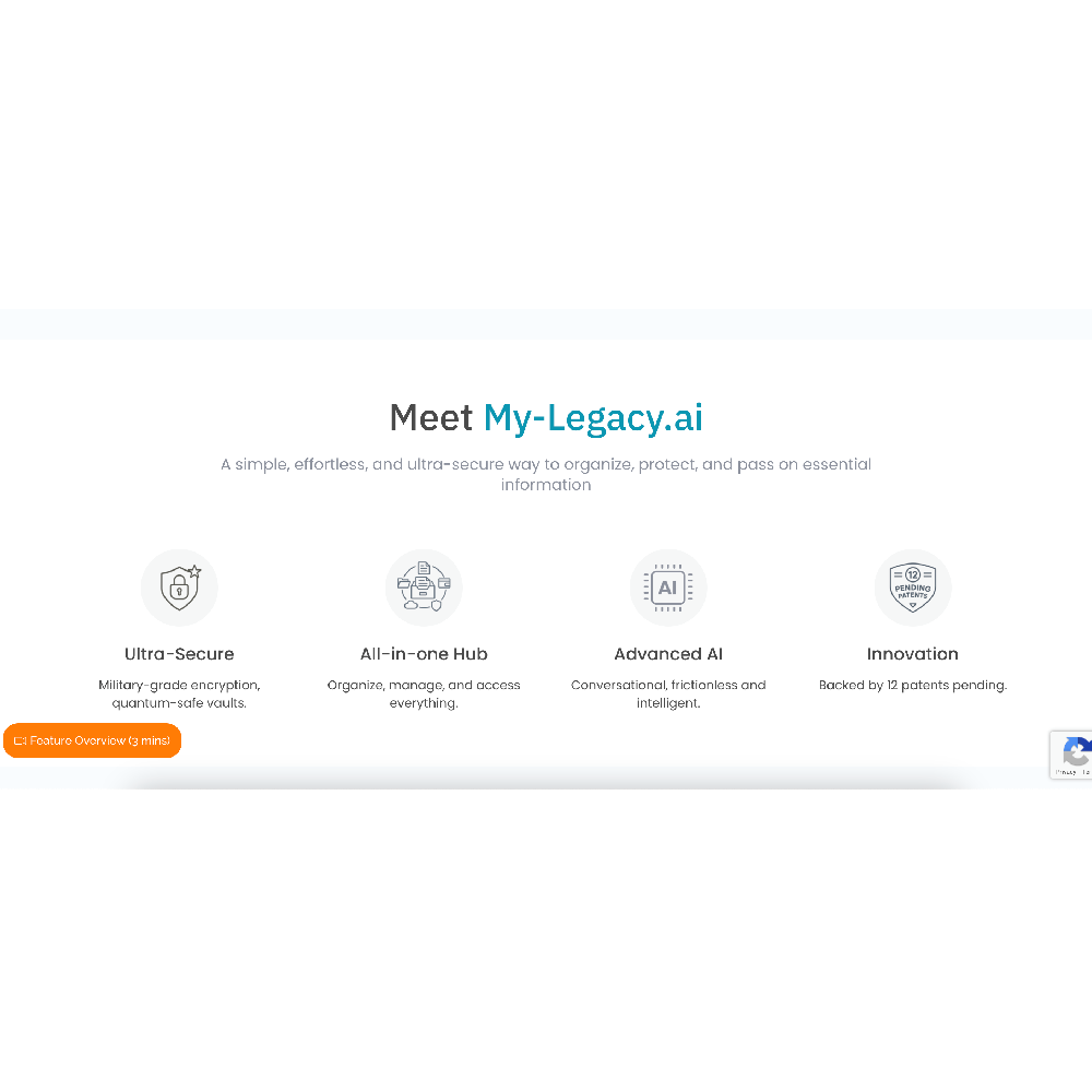 My-Legacy.ai – AI-Powered Estate Planning Made Simple