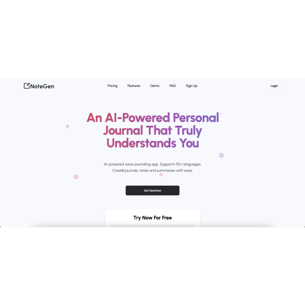 NoteGen – AI Note‑Taking & Voice‑to‑Content Tool