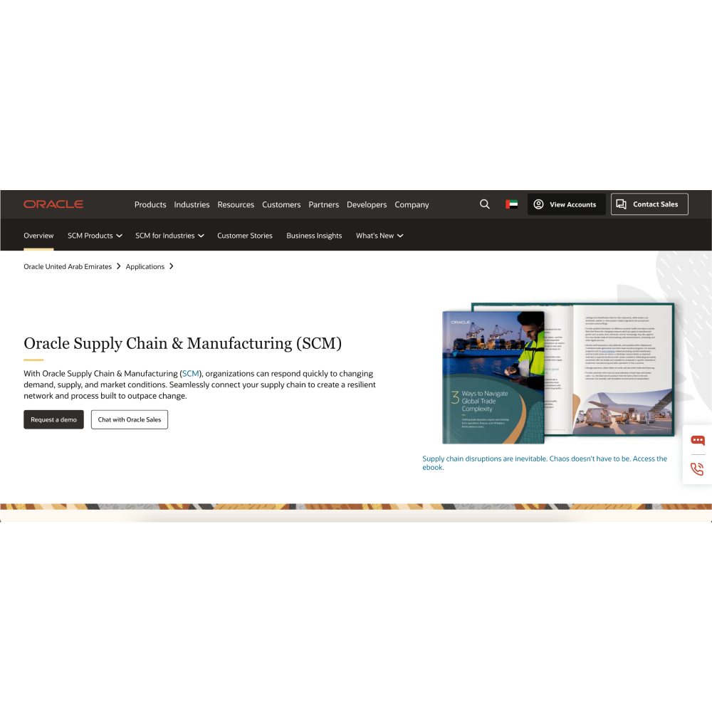 Oracle SCM – AI Supply Chain Management & Digital-Twin Platform